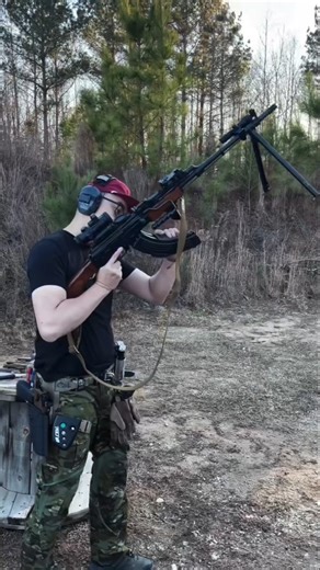 The Romanian RPK, known as the MD-64 in Romania and commonly imported as the Century Arms AES-10B