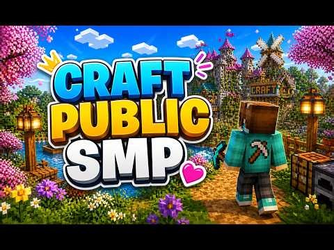 CRAFT PUBLIC SMP 🔥 | JOIN NOW! (Survival + Fun!)