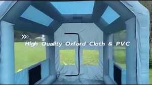 Inflatable Mobile Paint Booth for Garage China Portable Spray Booths Tent with Filter Blower Painting Workstation for Cars