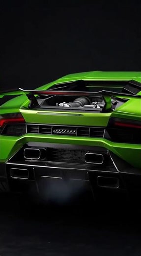 Hyper-Realistic Lamborghini Huracán Showcase – Engine & Exhaust 🔥