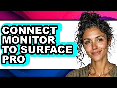 How to Connect Monitor to Surface Pro (only Way)