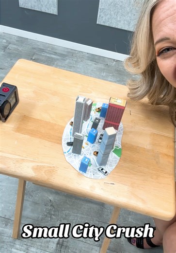 This little city will be so easy to crush! #giantess #crush #smallcity | giantess