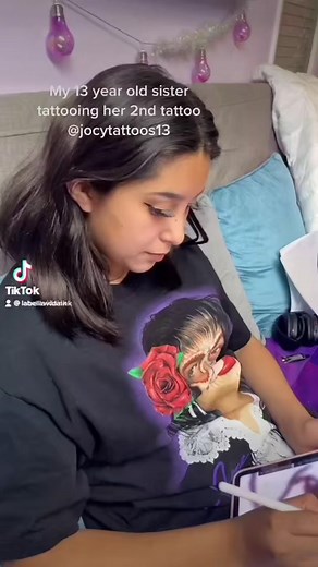 13 Year Old Sister's Second Tattoo Experience at Josie Tattoos 13