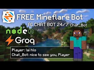 FREE AI MC Chat Bot Using Mineflayer-24/7
