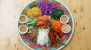 Make a healthy Yee Sang Salad with this recipe by Chai Bar