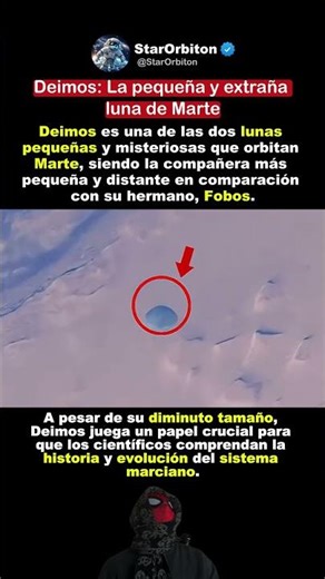 Deimos: El satélite más pequeño y de forma irregular de Marte