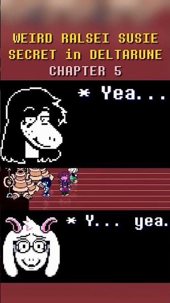 WEIRD Ralsei Susie SECRET in DELTARUNE CHAPTER 5