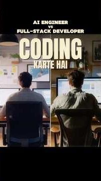 AI Engineer vs Full Stack Developer — Kaun Future Proof Career Hai?