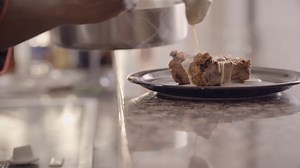 Chocolate & Kahlua Bread Pudding with Butterscotch Whiskey Sauce