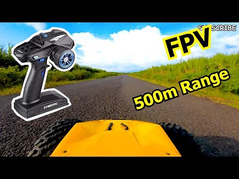 Dumbo RC X6 Long Range Radio Test with FPV on Rc Car Yeti Xl Hero 7 4k