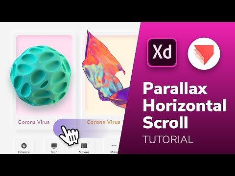 Horizontal Parallax Animations in Adobe Xd + Protopie | Design Weekly