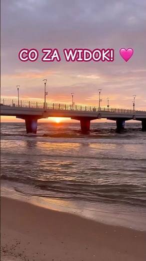 🌅 Gdy słońce żegna Kołobrzeg… #Bałtyk #Molo #ZachódSłońca #Morze #PolskieMorze #Sunset #Relax