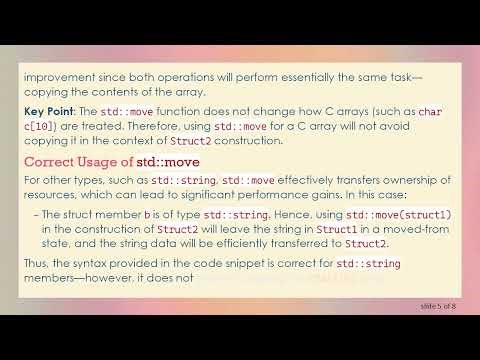 Mastering std::move: Effective Use of Move Semantics in C+ +