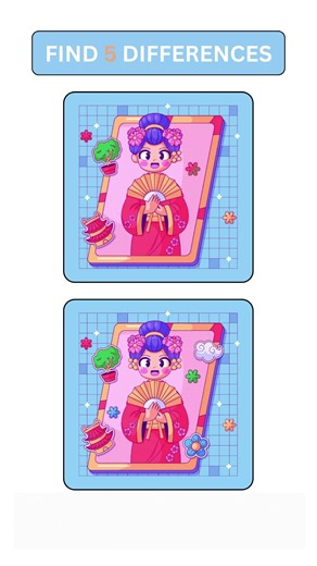 Extreme Challenge: Spot 5 Differences! | Visual Puzzle #shorts