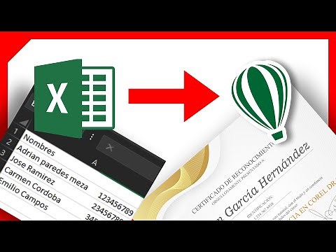 Mail Merge! Link an Excel file with Corel Draw 2022