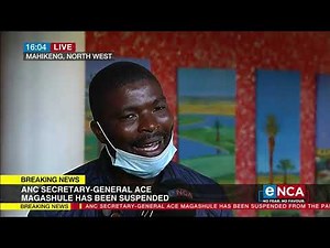 Secretary-general Ace Magashule has been suspended