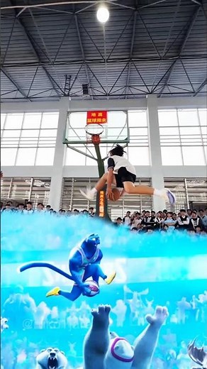 This Girl has INSANE Bounce! 🏀🔥 #basketball #shorts #shortsfeed