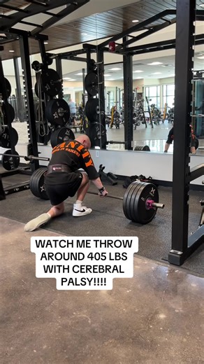 Cerebral Palsy Motivation: Lifting 405 lbs in Gym