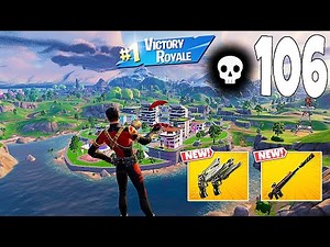 106 Elimination Solo Vs Squads "Zero Build" Gameplay Wins (NEW Fortnite Chapter 6 PC)