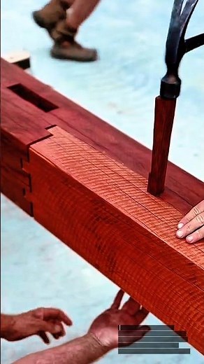 Mortise-and-Tenon Locking — Hand-Fit Timber Precision