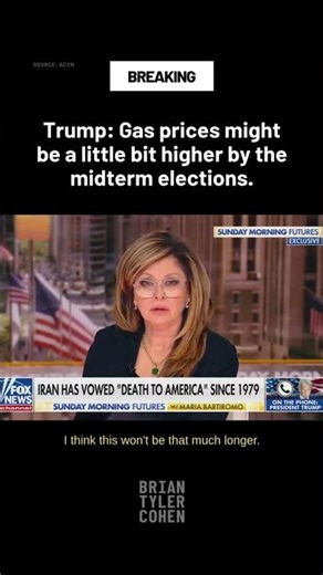 Trump: Gas prices might be a little bit higher by the midterm elections