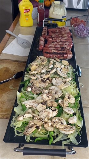 Comal Gigante Eléctrico, ahora con más tamaños a elegir #comalgigante #electricgriddle #giantgriddle #Costway #BacktoSchool #lovecooking #fyp #gabbysrecipes