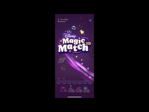 Trying out Disney Magic Match 3D-(Gameplay)