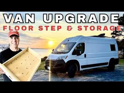 MAXIMIZE VAN STORAGE! A Step-by-Step Floor Drawer Build #diy #diycampervan #diyvanbuild
