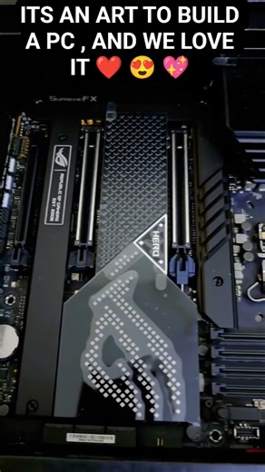 art of building a pc and we love this art 🎨 😍 ❤️ #ytshorts #youtubeshorts #pc