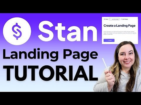 How To Create A Landing Page In Stan Store (STEP BY STEP)