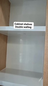 Cabinet shelves Double walling #glassandaluminumworks #modularkitchencabinet #modernkitchendesign #ClosetCabinet #everyoneシ゚ #folowersシ゚ | Gerry Camacho