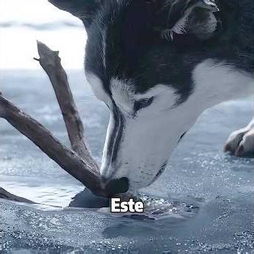 Este husky no deja que otros perros beban agua. #movie #peliculas #shorts