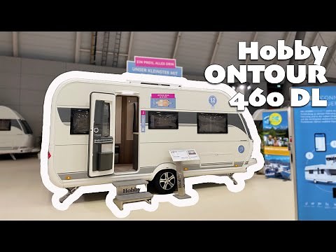 STYLISH!✨ 2025 Hobby OnTour 460 DL | Caravan | Modern caravan with single beds rolbed