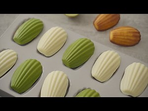 青柠白巧克力玛德琳｜法式下午茶蛋糕，就是这么简单 Matcha Chocolate Madeleine