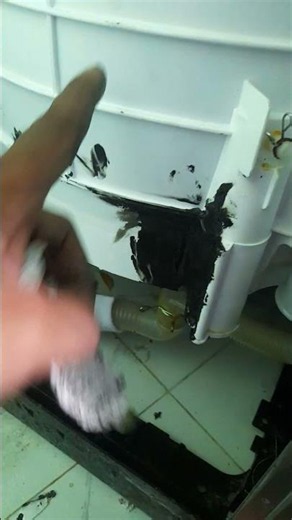 How to repair a leaking washing machine drum and what adhesive to use #shortvideo