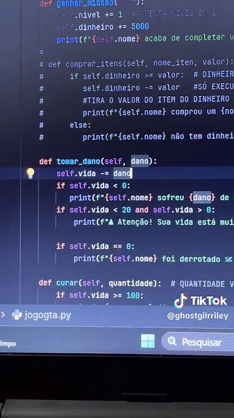 🎯 Dica rápida de dev! Postando uma dica por dia até ser contratada na área de programação 👩‍💻💼 ⠀ Hoje: Como comentar várias linhas de uma vez no PyCharm 💬 ⠀ ✅ Ctrl / (Windows) ✅ Command / (Mac) ⠀ Simples, mas MUITA gente não sabia! ⠀ 🔁 Salva pra revisar depois ❤️ Curte e compartilha com outros devs iniciantes 📲 Me segue pra mais dicas de programação! #programacao #dicasPython #desenvolvedora #pycharm #deviniciante #codigo #techgirl #aprendendopython #tiktokdev