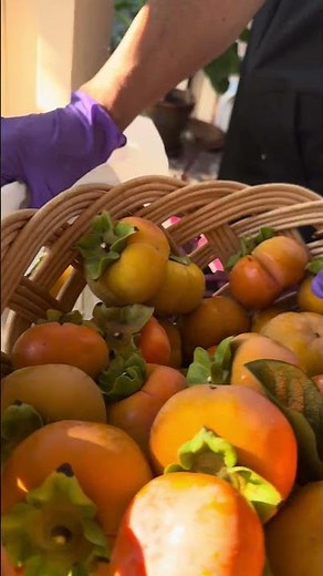 The Secret to Handling Fuyu Persimmons with CARE #fruits #handling #shorts