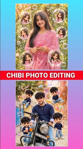 New Chibi Cartoon Style AI Photo Prompt 🤯🔥| Chibi Style Sticker Photo Editing | Chatgpt Chibi Edit