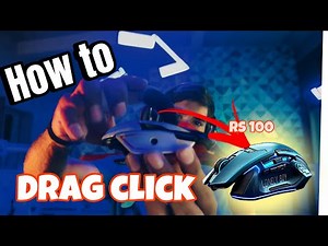 How to drag click with any mouse | Drag click with cheap to expensive mouse