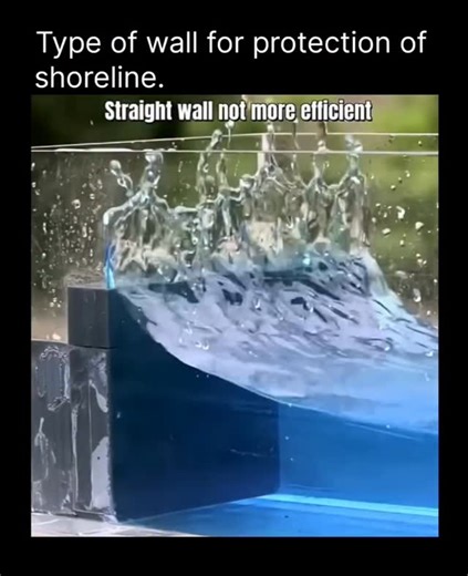 Tech, Education & Entertainment on Instagram: "Shorelines are constantly attacked by waves, tides, and erosion — to protect them, engineers build special walls called coastal defenses. These include seawalls, which are solid vertical barriers that reflect waves; revetments (rock walls), sloping structures that absorb their energy, they are cost efficient and durable; groynes, barriers built at right angles to trap sand and reduce erosion; and breakwaters, offshore walls that calm the waves befor