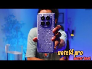 Redmi note 14 pro water test, is it will survive ?!
