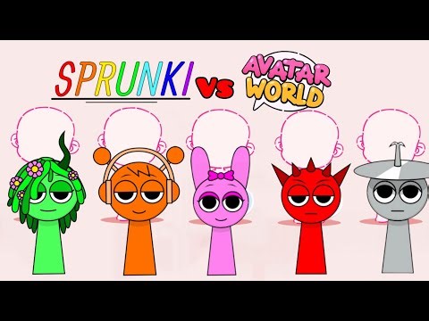 How To Make Sprunki 🛸👾 Characters in Avatar World!!! #avatarworld #sprunki #makeover