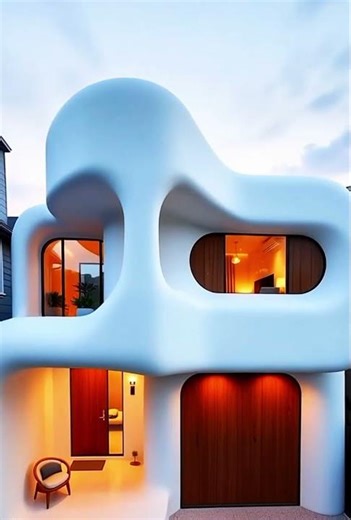 "Living in a Dream: The Weirdest, Most Modern Home You've Ever Seen! 🏠✨"
