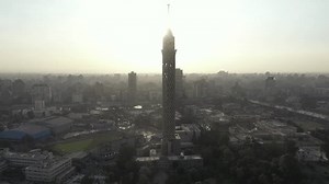 Drone Shot Cairo Tower Egypt Stock Footage Video (100% Royalty-free) 1102536279 | Shutterstock