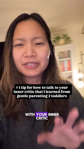 Fei Wyatt on Instagram: "Does your inner critic know that their feelings matter, and that you care about them? I know that when I am having trouble feeling compassionate towards someone else, it’s usually a sign that my cup needs to be filled with compassion first. It makes SO much sense that this would apply to our inner critic too. In my parenting, it’s soooo tempting to teach my children kindness and compassion by lecturing. But they keep showing me over and over that they learn most from my 