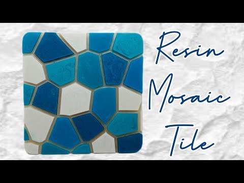 How to Make a Mosaic Tile using Resin