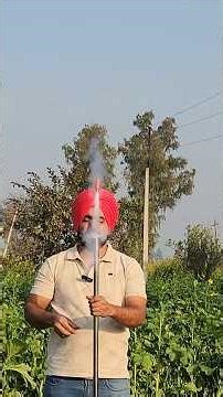 co2 capsule rocket launcher #experiment #viralvideo