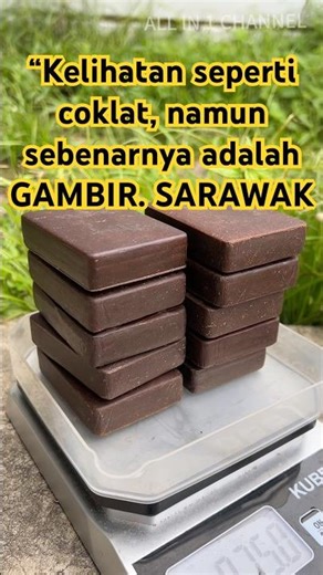 “It looks like chocolate, but it's actually GAMBIR SARAWAK‼️#shorts #gambirsarawak #fyp