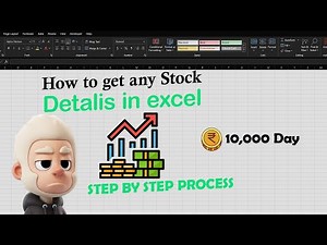 How to Get All Stock Details in Excel | Live Stock Market Tracking