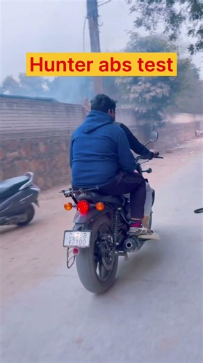 Hunter350 abs testing #shorts #hunter